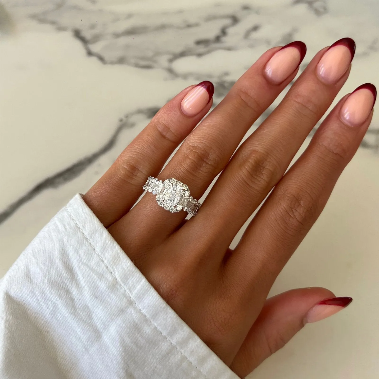 Sterling Silver Oriana Ring sold by Luxe Emporium product image thumbnail 2