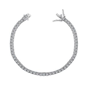 Sterling Silver Premium 3MM Tennis Bracelet sold by Luxe Emporium