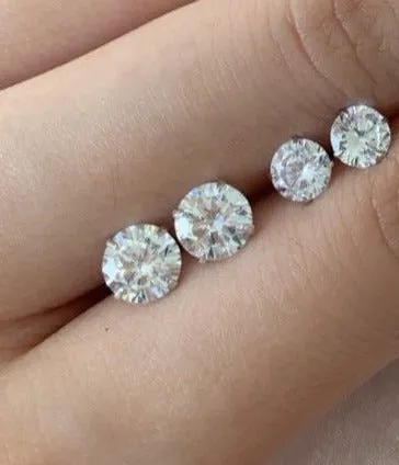 Sterling Silver Ball Closure Earrings sold by Luxe Emporium product image thumbnail 2