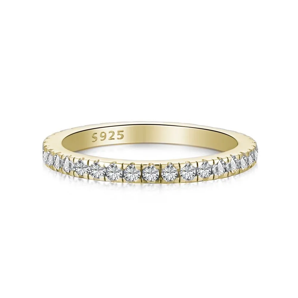 Gold Mini Jasmine Ring Wedding Set sold by Luxe Emporium product image thumbnail 4