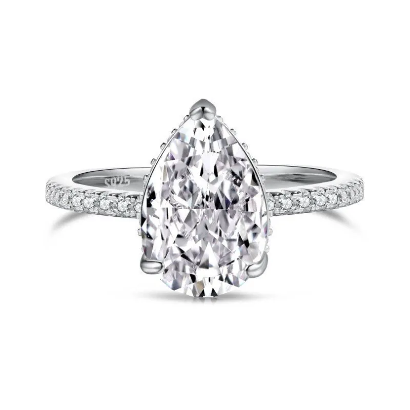 Sterling Silver Amour Ring sold by Luxe Emporium