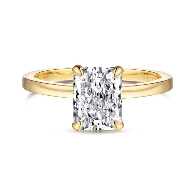 Gold Plain Band Mini Jasmine Ring sold by Luxe Emporium