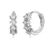 Sterling Silver Noa Huggie Hoop Earrings sold by Luxe Emporium