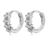 Sterling Silver Noa Huggie Hoop Earrings sold by Luxe Emporium