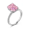 Sterling Silver Pink Jasmine Ring sold by Luxe Emporium