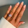 Sterling Silver Pink Jasmine Ring sold by Luxe Emporium