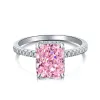 Sterling Silver Pink Jasmine Ring sold by Luxe Emporium