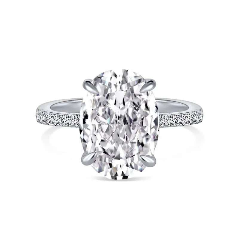Sterling Silver 5ct Solitaire Ring sold by Luxe Emporium