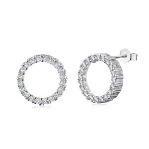 Sterling Silver Millenia Earrings sold by Luxe Emporium