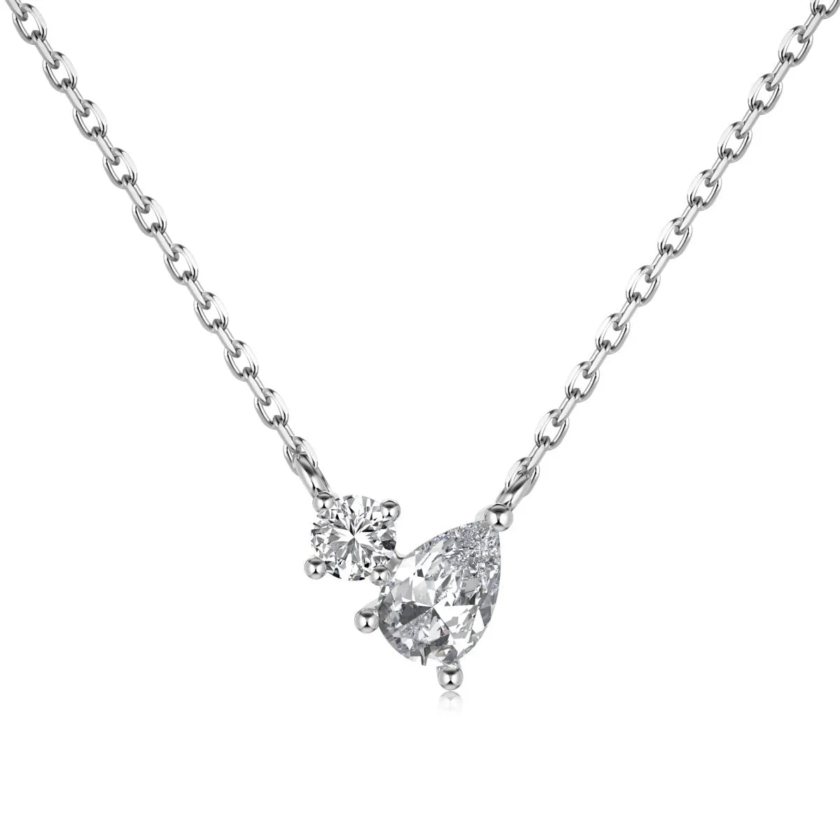 Sterling Silver Dalia Necklace sold by Luxe Emporium product image thumbnail 3