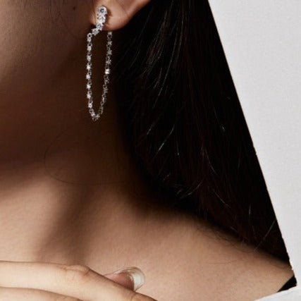 Sterling Silver Maia Earrings sold by Luxe Emporium product image thumbnail 2