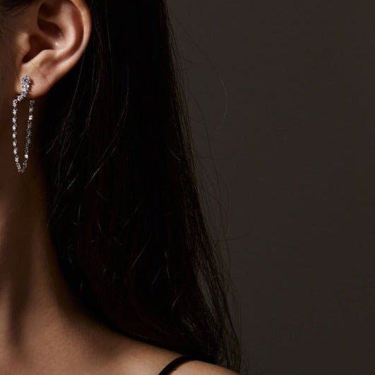 Sterling Silver Maia Earrings sold by Luxe Emporium product image thumbnail 3