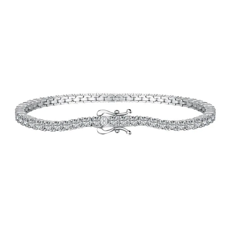 Sterling Silver Premium 3.5mm Tennis Bracelet sold by Luxe Emporium