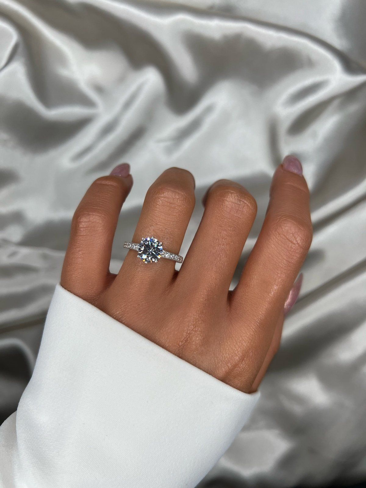 Sterling Silver Allora Ring sold by Luxe Emporium product image thumbnail 2