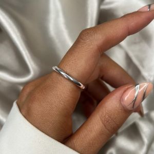 Sterling Silver 3mm Stacking Ring sold by Luxe Emporium