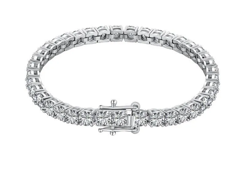 Sterling Silver Halle Tennis Bracelet sold by Luxe Emporium