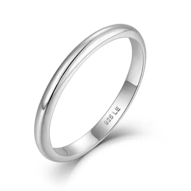 Sterling Silver Ayda Band Ring sold by Luxe Emporium