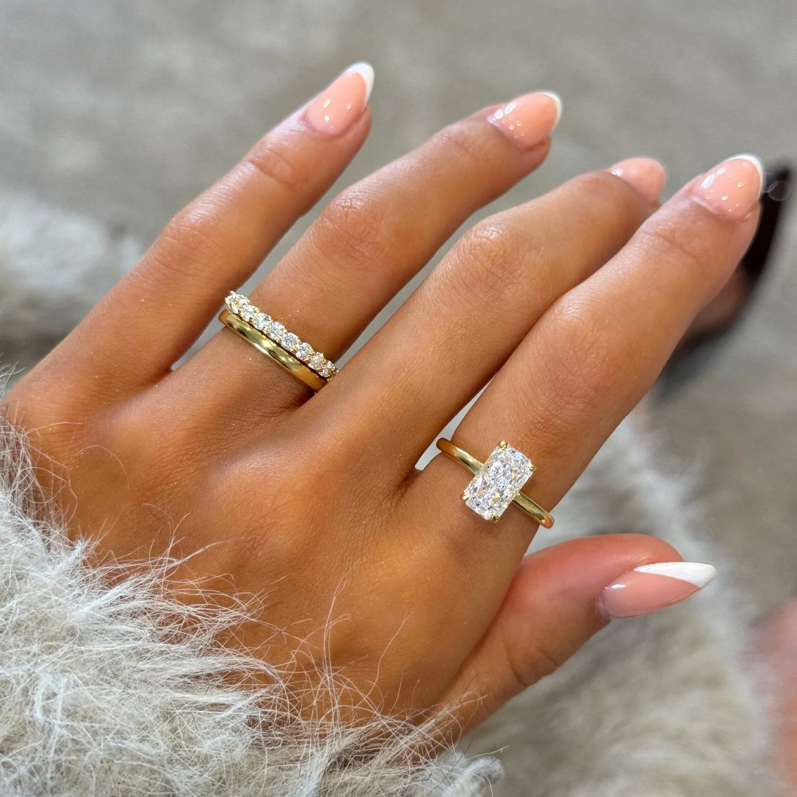 Sterling Silver Ayda Band Ring sold by Luxe Emporium product image thumbnail 3