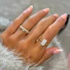 Gold Ayda Band Ring sold by Luxe Emporium