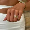 Gold Ayda Band Ring sold by Luxe Emporium