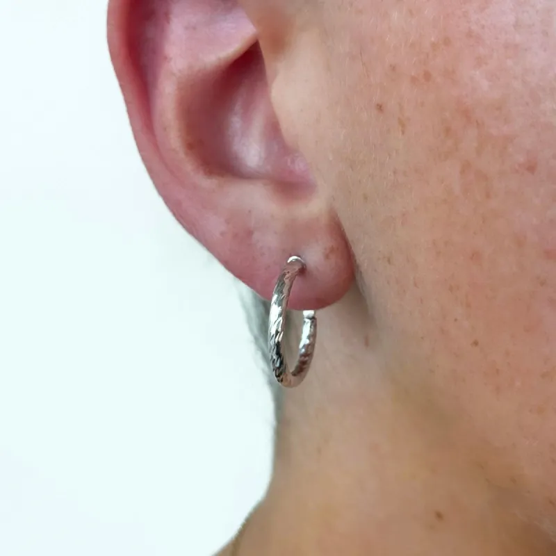 Sterling Silver Essential Hoop Earrings sold by Luxe Emporium