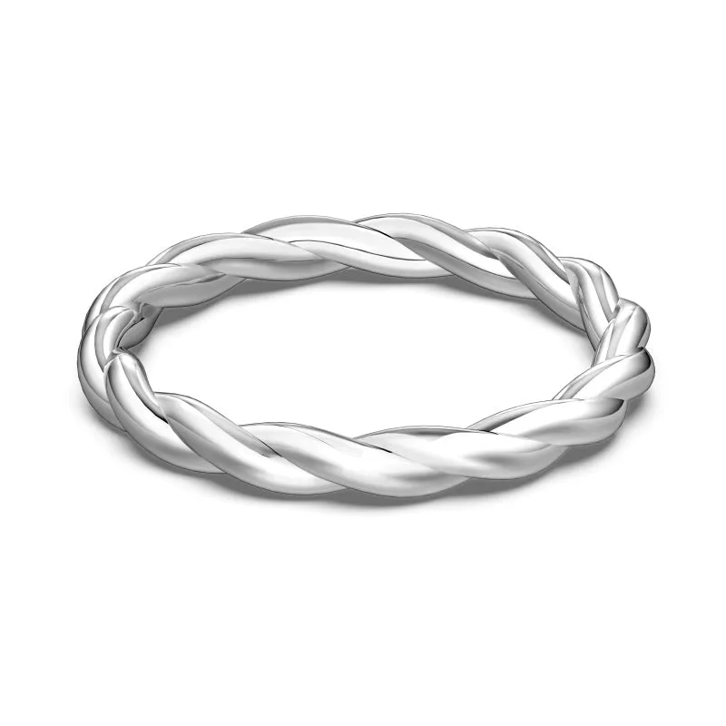 Sterling Silver Isobel Band Ring sold by Luxe Emporium