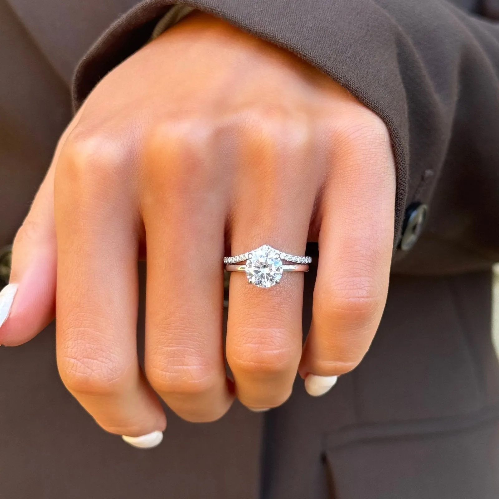 Sterling Silver 2ct Étoile Ring sold by Luxe Emporium product image thumbnail 5