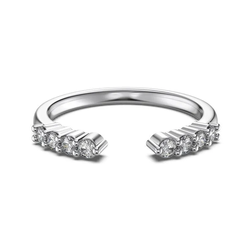 Sterling Silver Donut Band Ring sold by Luxe Emporium product image thumbnail 3