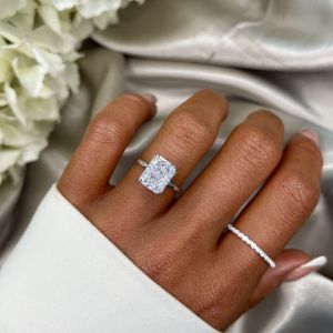 Sterling Silver Plain Band Jasmine Ring sold by Luxe Emporium