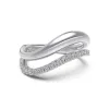 Sterling Silver Wave Ring sold by Luxe Emporium