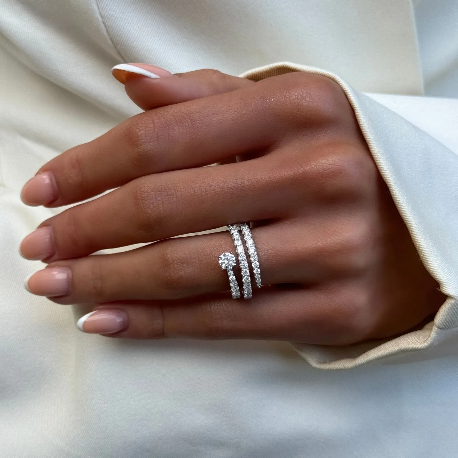 Sterling Silver Opiea Ring sold by Luxe Emporium product image thumbnail 2