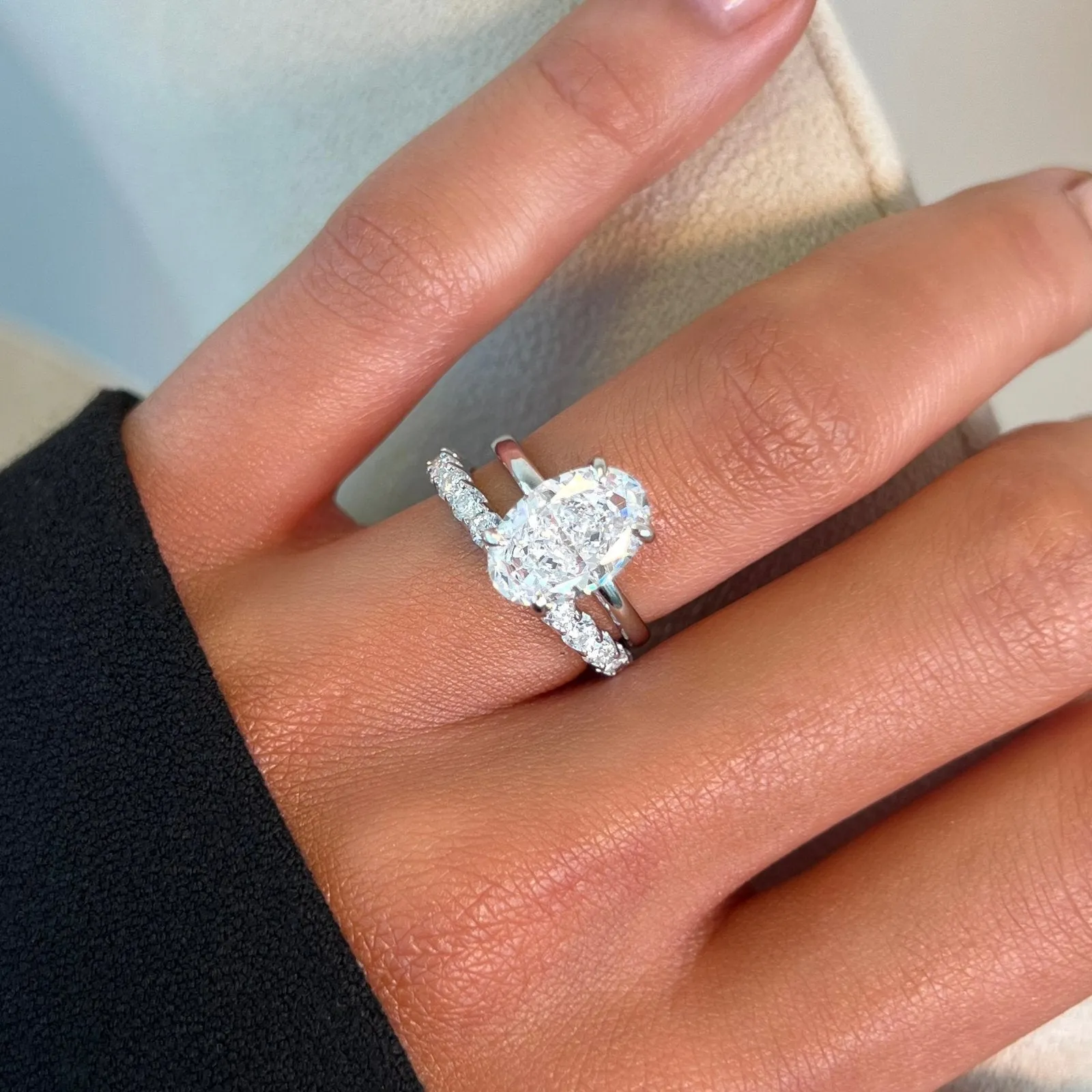 Sterling Silver Aurelia Band Ring sold by Luxe Emporium product image thumbnail 3