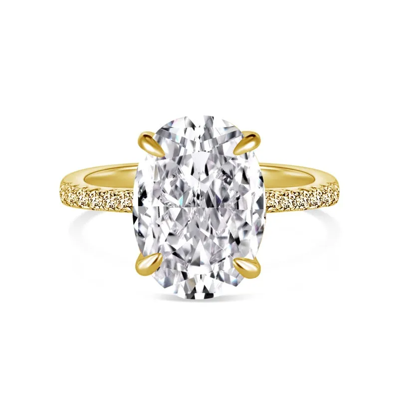 Gold 5ct Solitaire Ring sold by Luxe Emporium