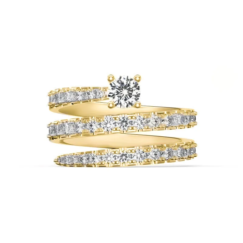 Gold Opiea Ring made by Luxe Emporium