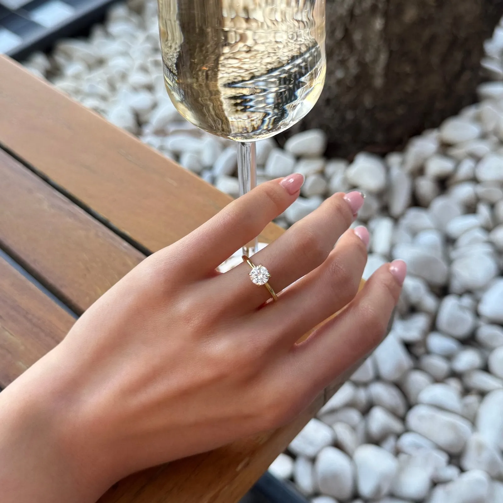Gold Serene Ring sold by Luxe Emporium product image thumbnail 2