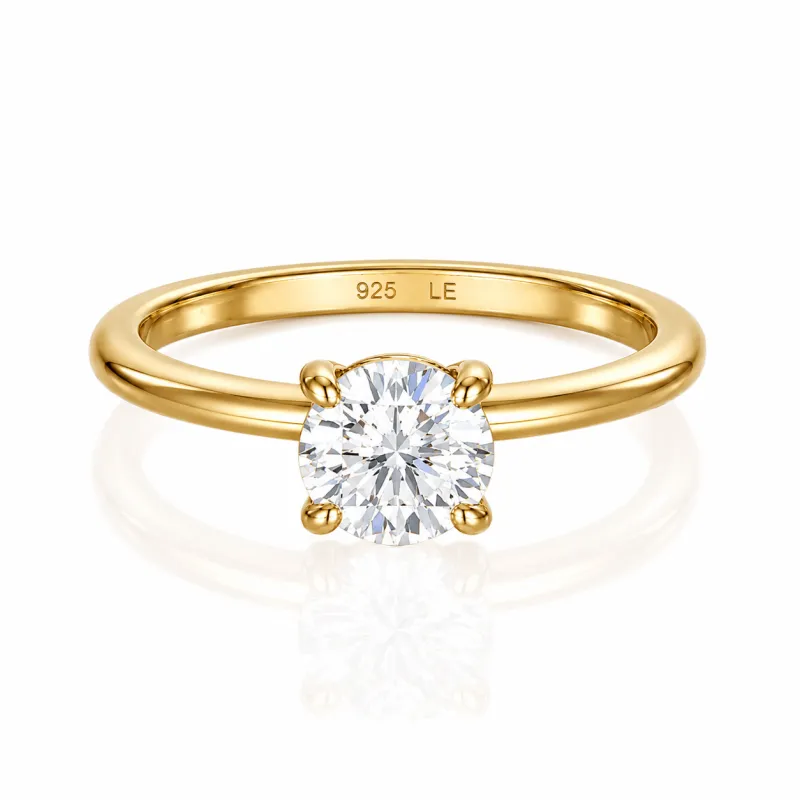 Gold Serene Ring made by Luxe Emporium