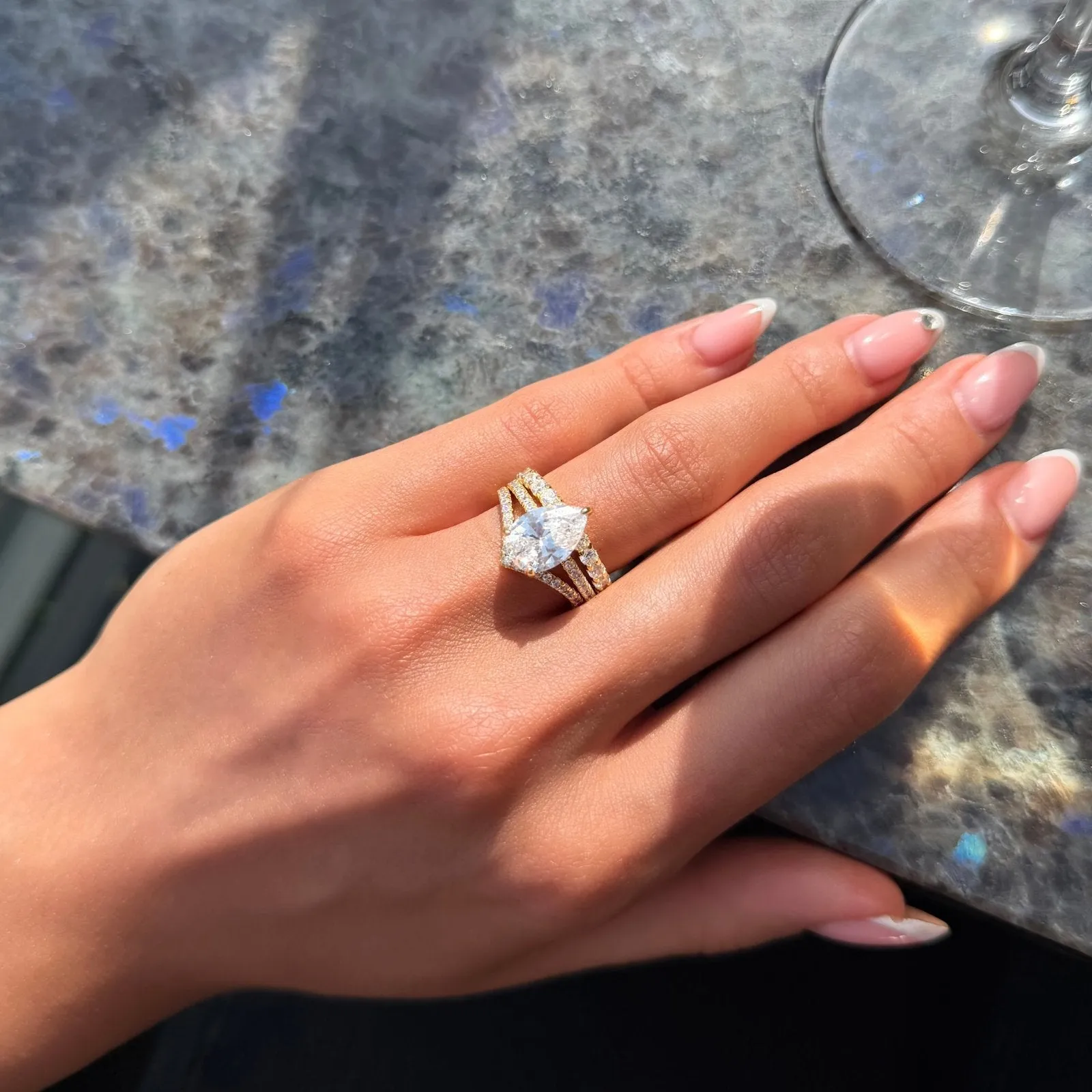 Gold Rosalie Ring sold by Luxe Emporium product image thumbnail 5