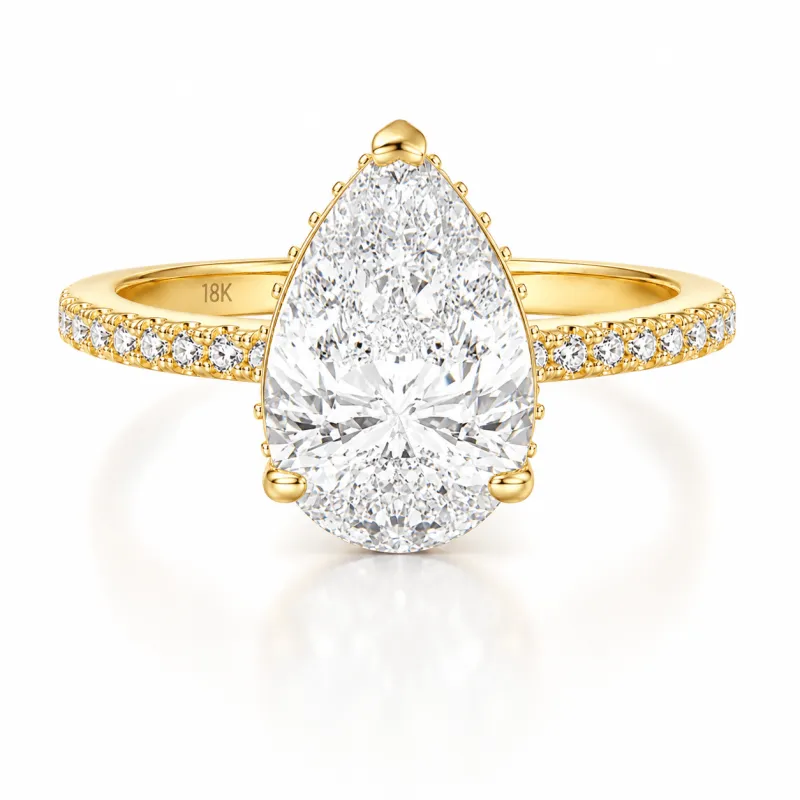 Gold Rosalie Ring made by Luxe Emporium