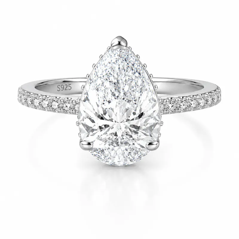 Sterling Silver Rosalie Ring made by Luxe Emporium