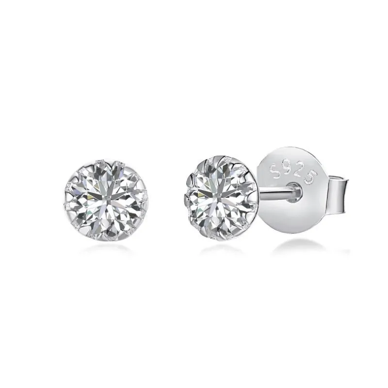 Sterling Silver Allure Stud Earrings sold by Luxe Emporium