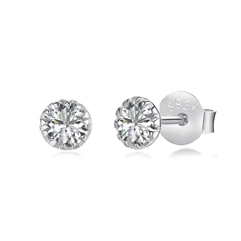 Sterling Silver Allure Stud Earrings sold by Luxe Emporium