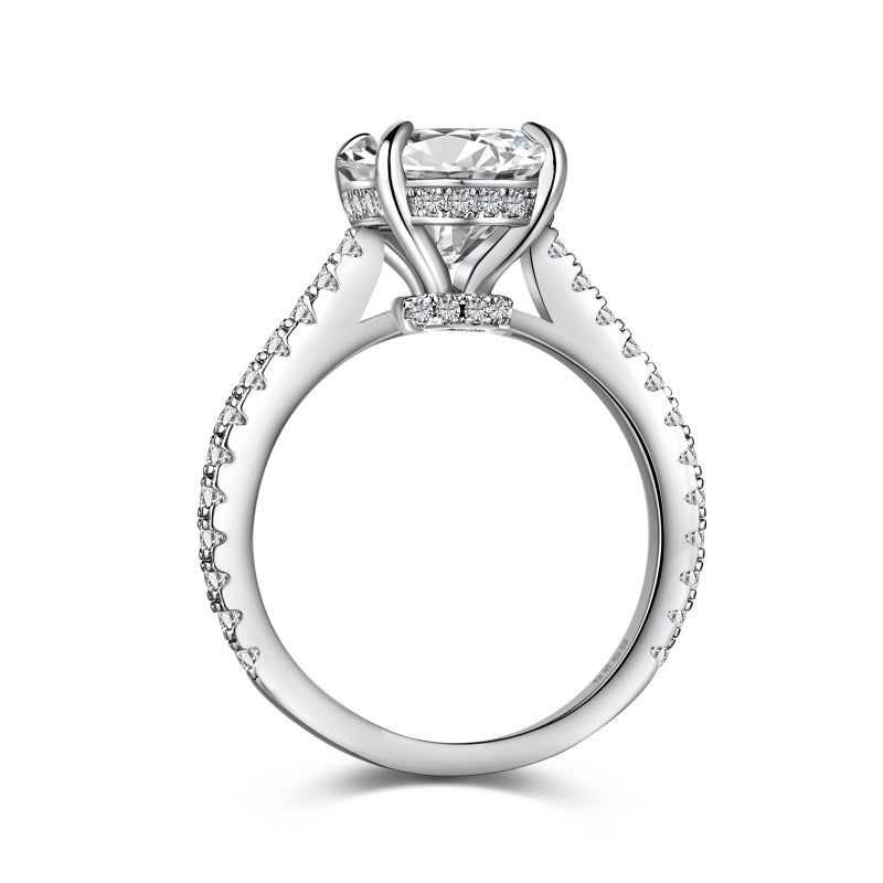 Sterling Silver Mini Solitaire Ring sold by Luxe Emporium product image thumbnail 3