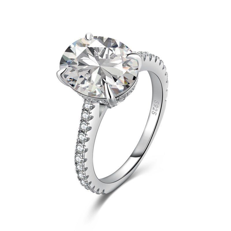 Sterling Silver Mini Solitaire Ring sold by Luxe Emporium product image thumbnail 2