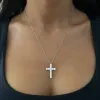 Sterling Silver Mini Cross Pendant Necklace sold by Luxe Emporium