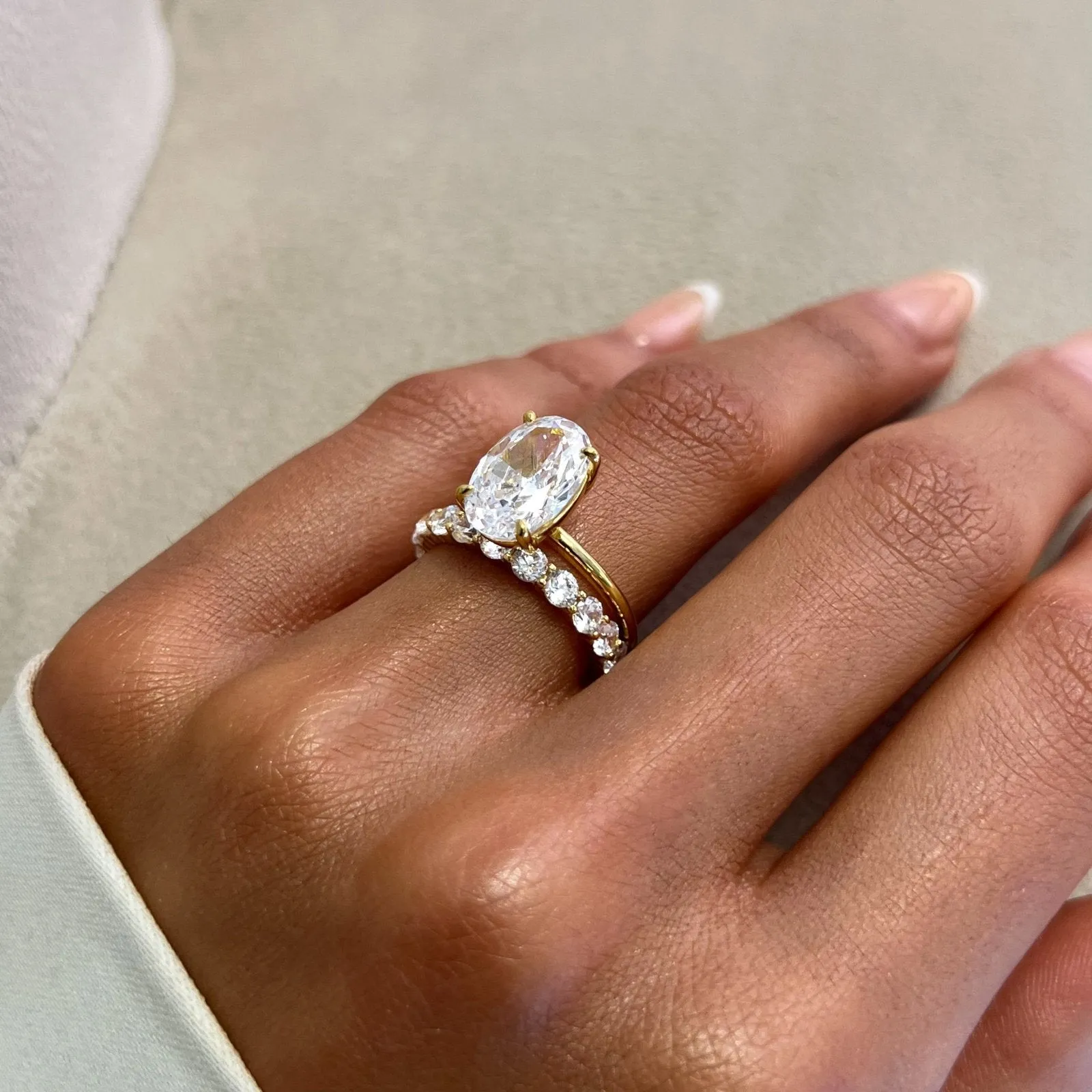 Gold Aurelia Band Ring sold by Luxe Emporium product image thumbnail 4