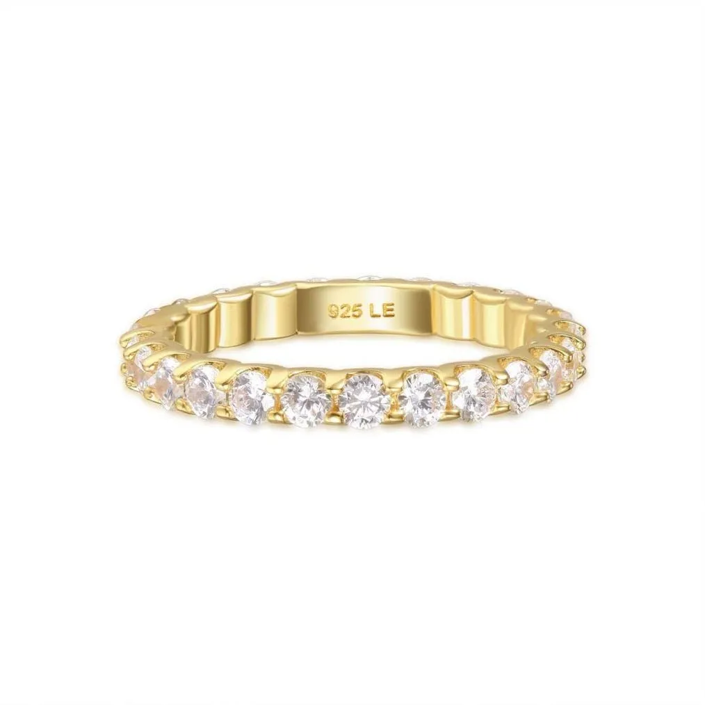 Gold Aurelia Band Ring sold by Luxe Emporium
