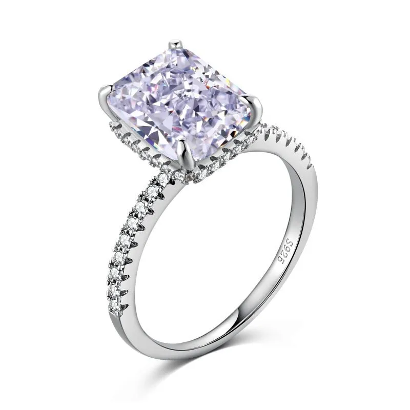 Sterling SIlver Lilac Jasmine Ring sold by Luxe Emporium product image thumbnail 2