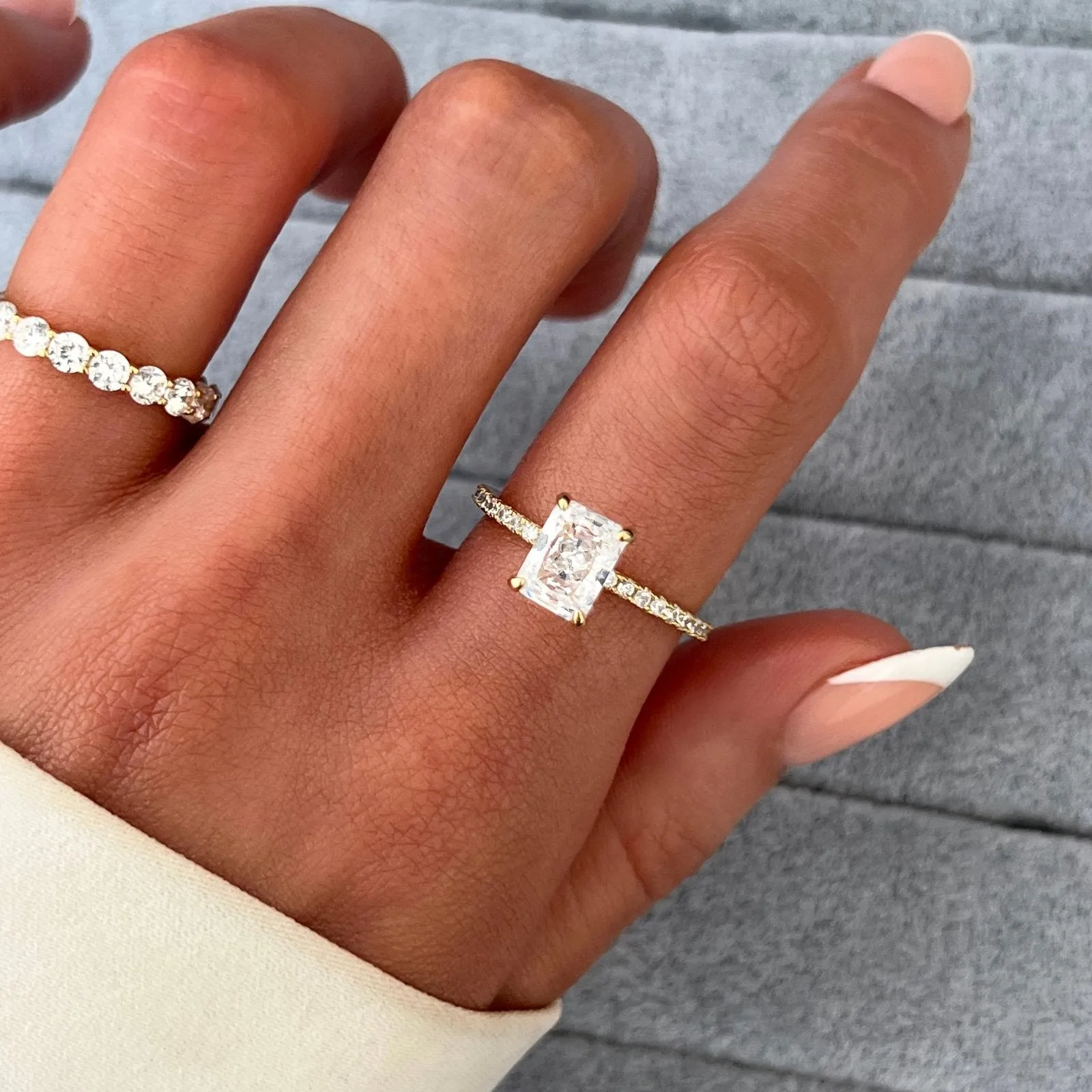 Gold Mini Jasmine Ring sold by Luxe Emporium product image thumbnail 3