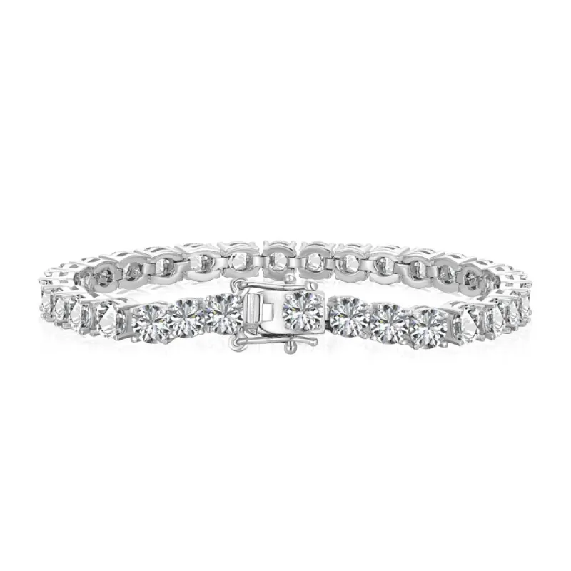 Sterling Silver Premium 5mm Tennis Bracelet sold by Luxe Emporium