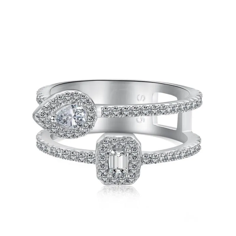 Sterling Silver Alina Ring sold by Luxe Emporium
